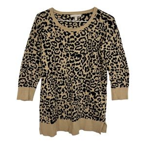 26- Banana Republic Leopard Sweater